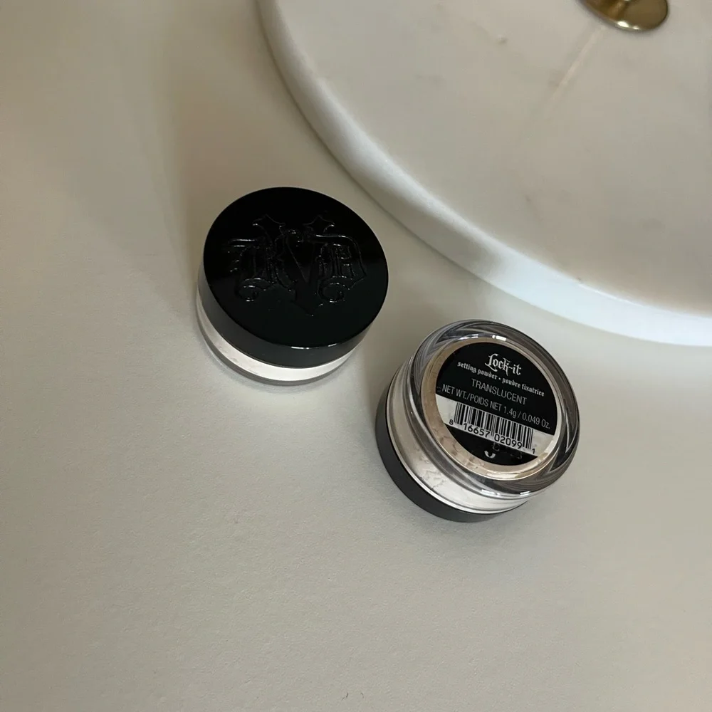 NEW 2 Lock-It Setting Powders plus red lipstick (3 items) - Picture 3 of 8